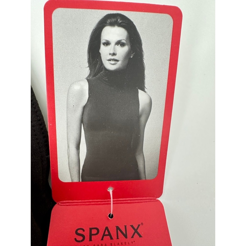 Spanx Sleeveless Turtleneck Women Large Bittersweet Brown Control Top 974 NWT - Picture 5 of 13